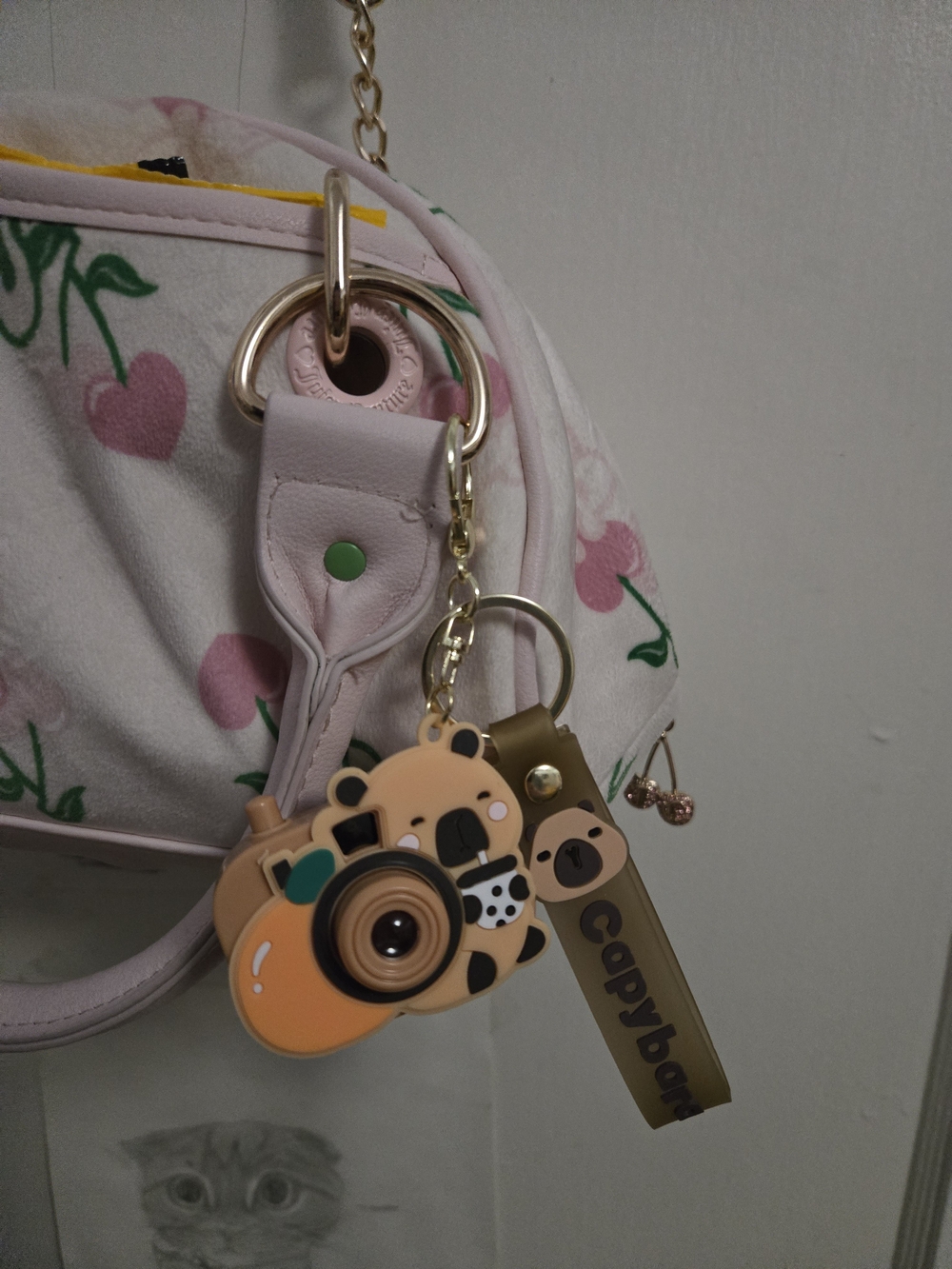 Cute Capybara W/ Functional Camera Bag Charm/Keychain 📸